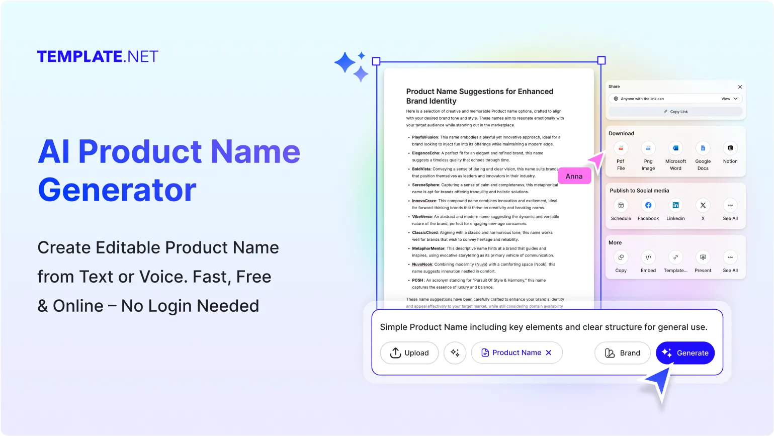 Free AI Product Name Generator, Online Business Name Maker Tool